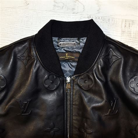 louis vuitton black jacket mens|lv bomber jacket.